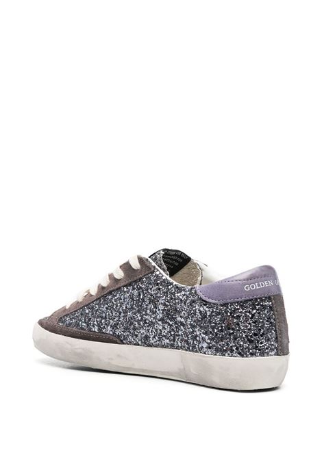 Sneakers super star con glitter in grigio Golden goose - donna GOLDEN GOOSE | GWF00101F00398660394